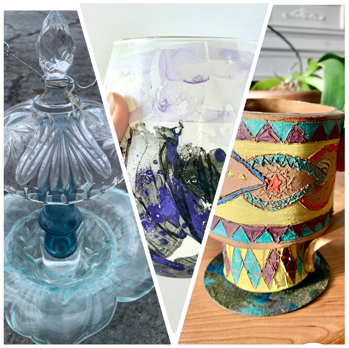 Ceramics and Glass Pieces