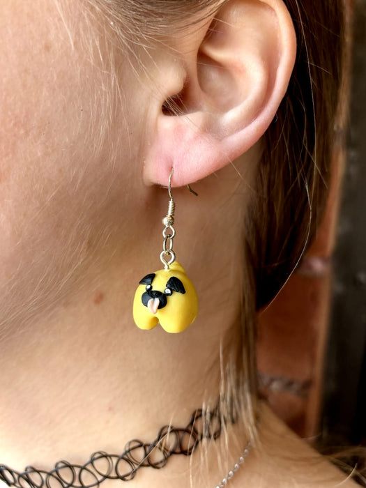 “Puglettes” drop dangle earrings