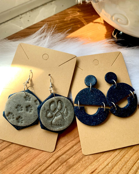 "Paw-Prints in the Sand" Earrings