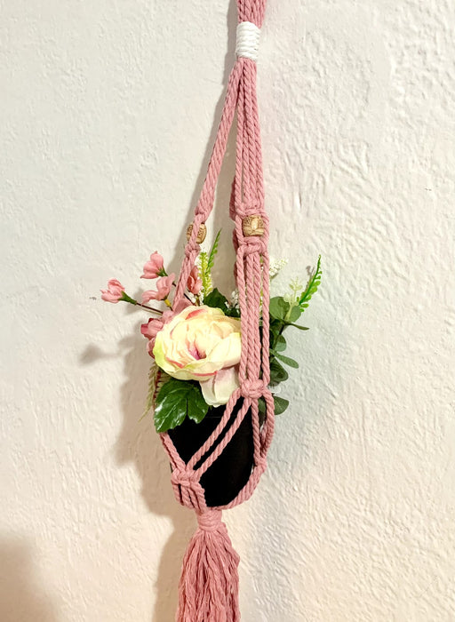 Pink Rope Macrame<br>