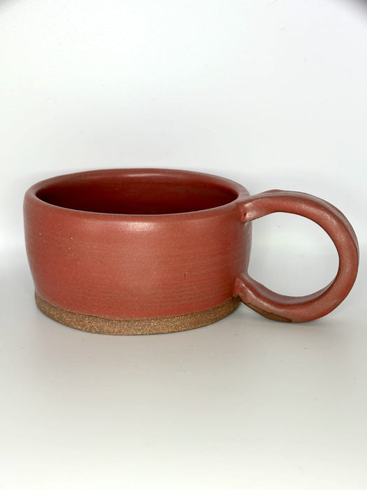 Cozy Pastel Peach Ceramic Mug