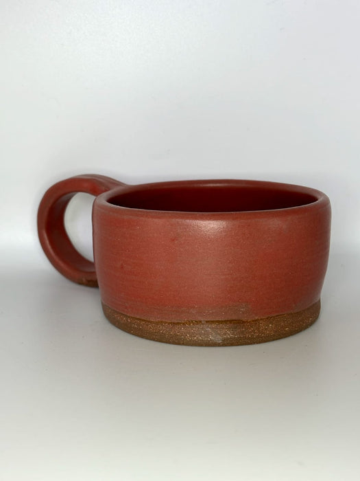 Cozy Pastel Peach Ceramic Mug