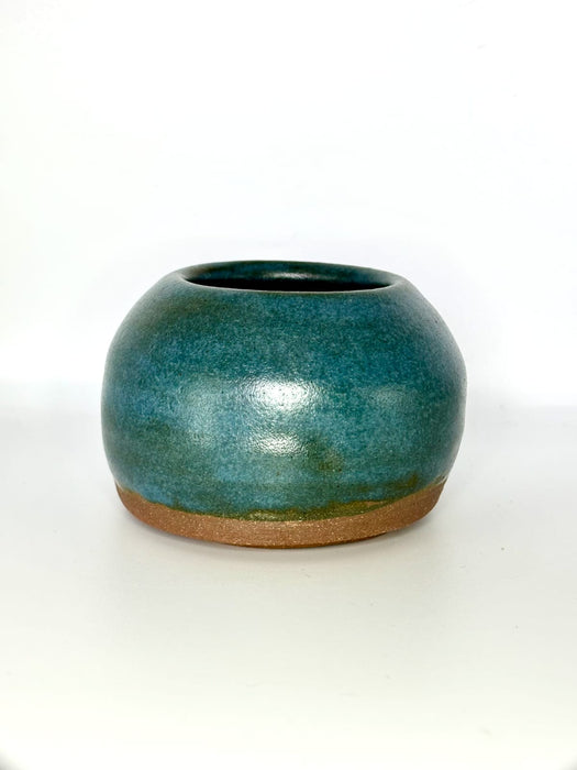 Mini Teal Pot Vase