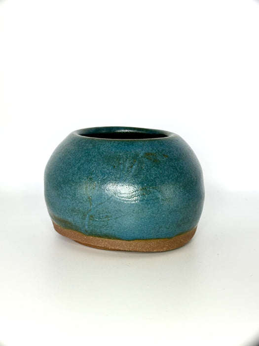 Mini Teal Pot Vase