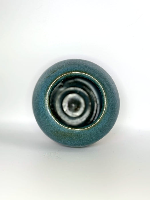 Mini Teal Pot Vase